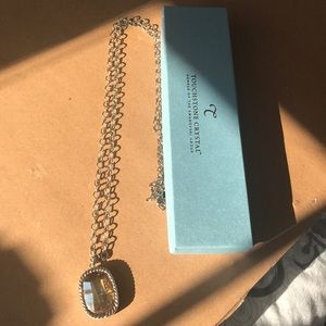 Touchstone crystal necklace